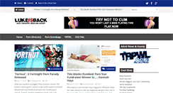 Desktop Screenshot of lukeisback.com