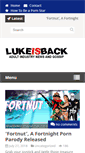 Mobile Screenshot of lukeisback.com